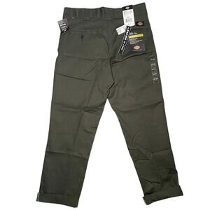 Dickies - Slim Taper Work Pants - Army Green - Size 31x30